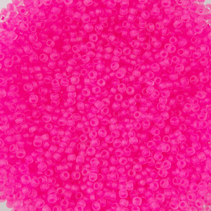 G7J-9578 11/0 Seed Neon Pink Matte