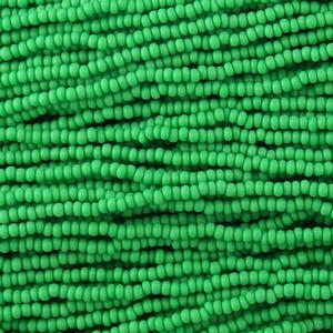 G7X-9045 11/0 Seed - Green Opaque Matte