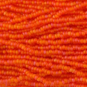 G7X-9325 11/0 Seed - Orange Iris Matte