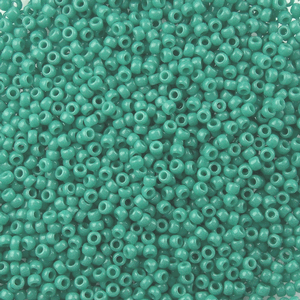G8-054 15/0 Seed- Turquoise Green Opaque