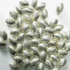 S1-77 5x7 Melon Swirl Bead 