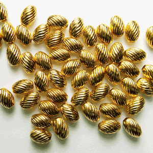 S1-77G (5x7) Melon Swirl Bead 