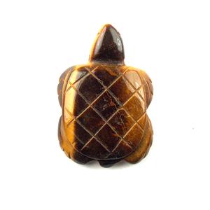 ST38-17 Large Stone Tiger Eye Turtle