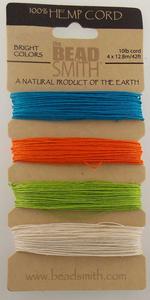 T17-2 10lb Bright Color Hemp Cord