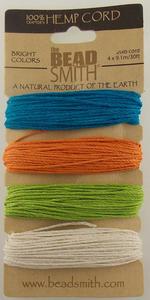 T18-2 20lb Bright Color Hemp Cord